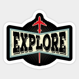 Explore Sticker